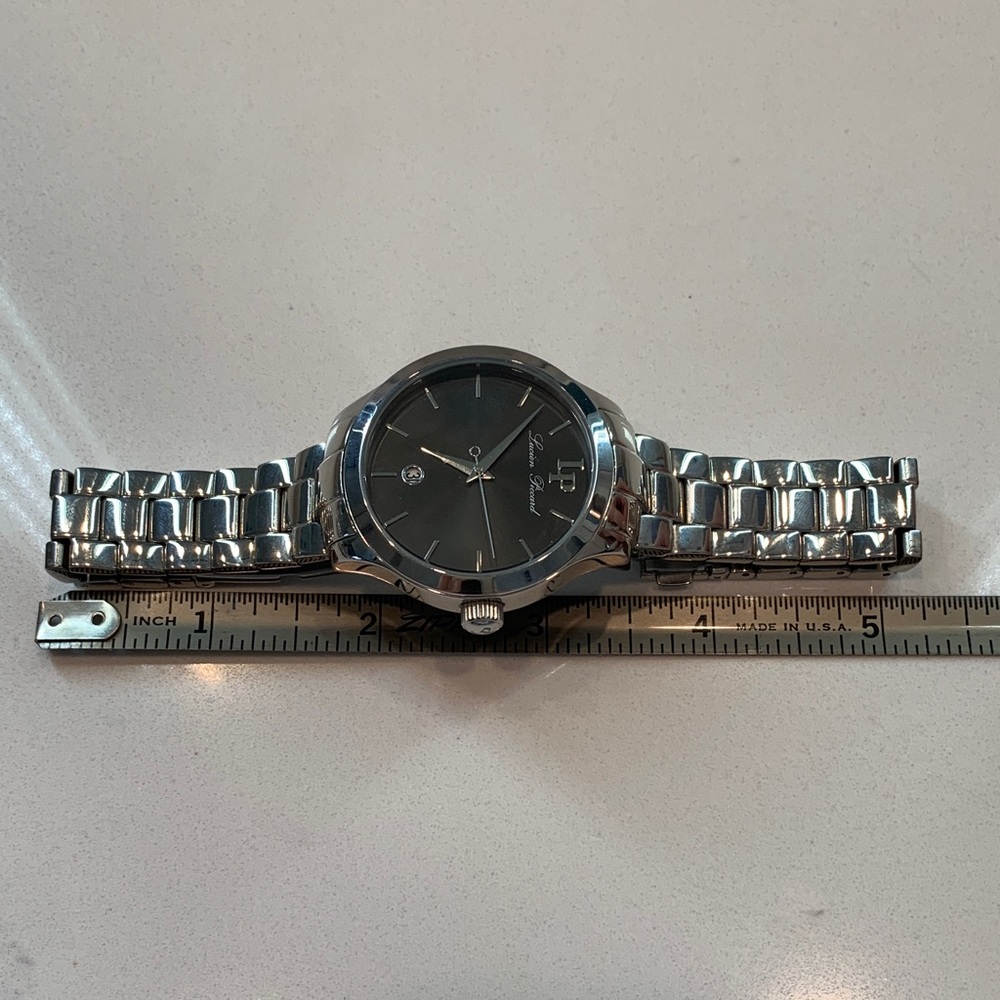 Lucien Piccard Black Dial Silver Watch - Picture 10 of 16